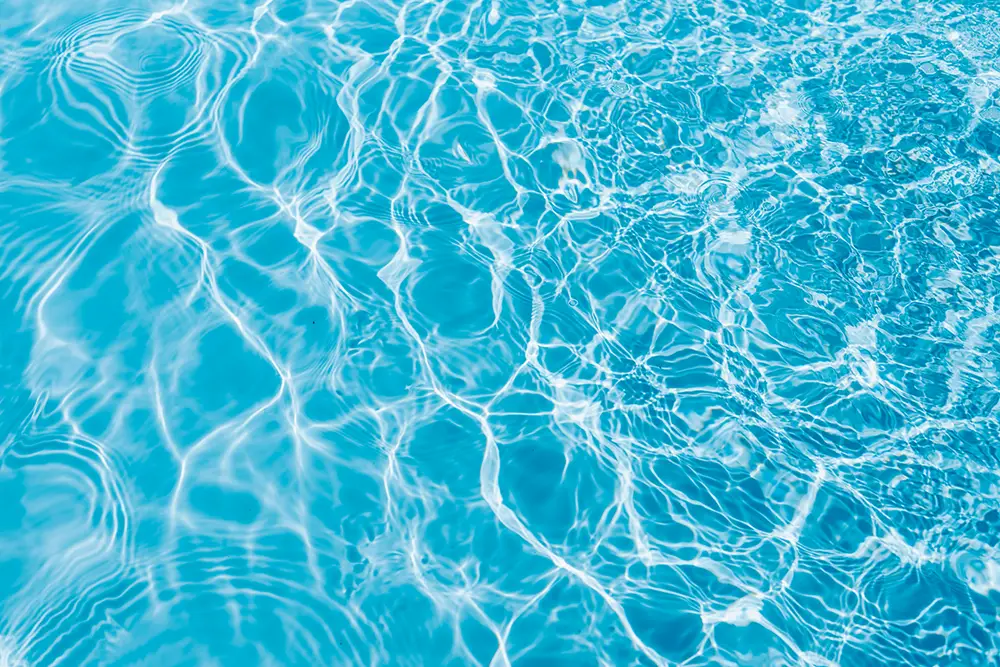 Clean and clear swimming pool water